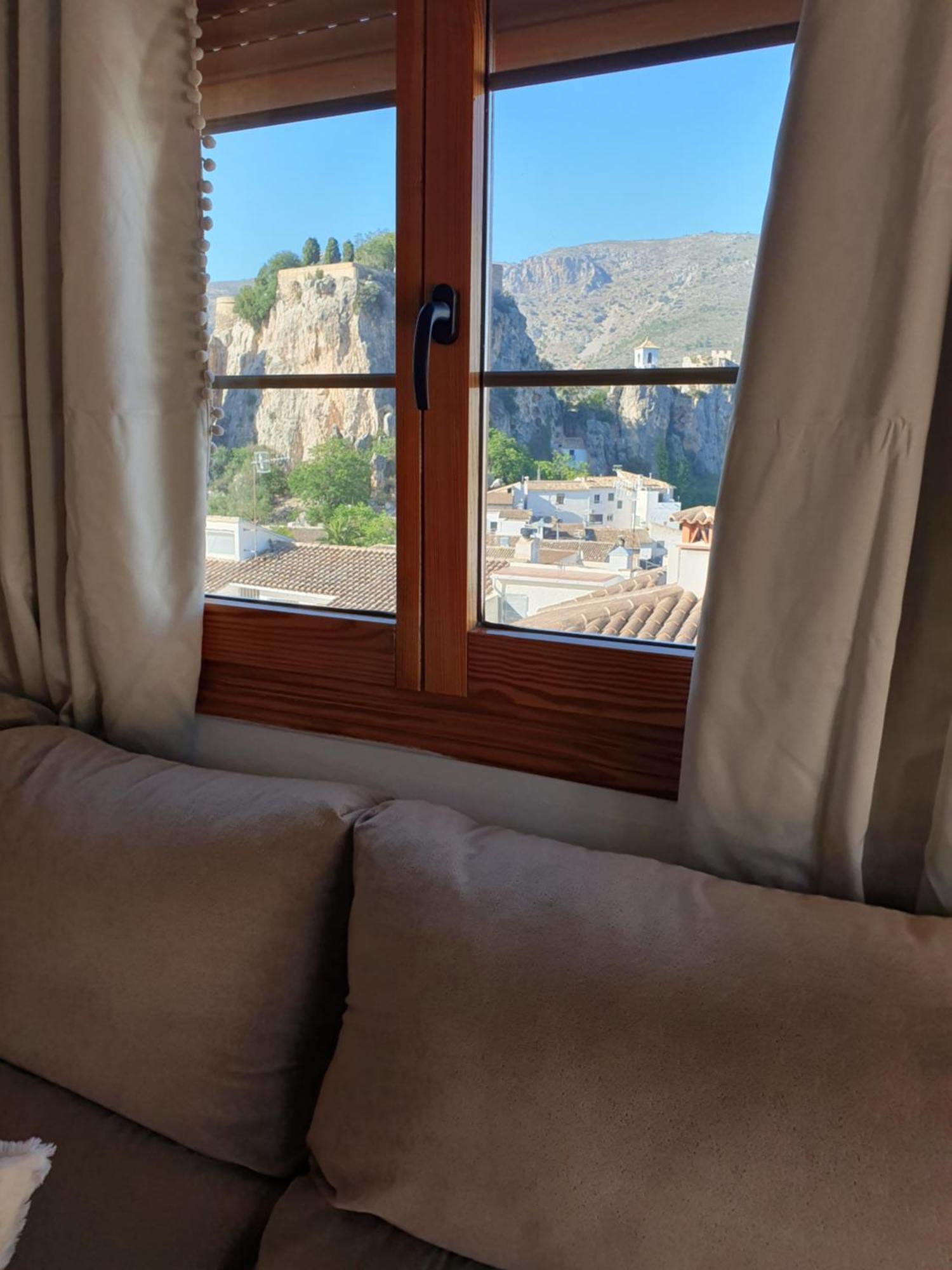Atico Guadalest Rooftop Apartment With 360º Views And Art Esterno foto
